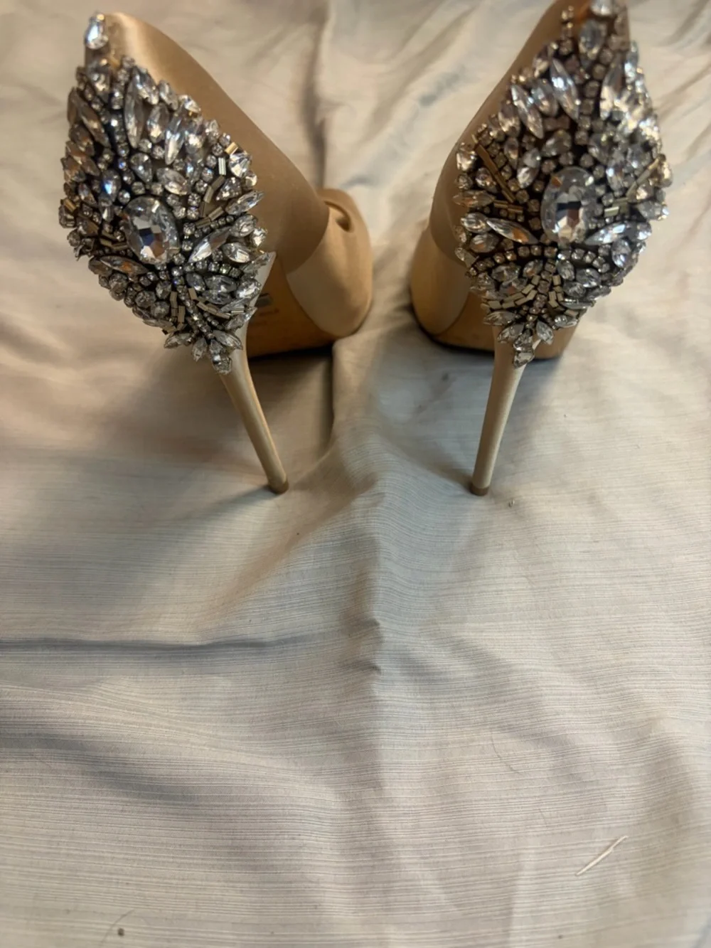 Badgley Mischka dramatic jeweled