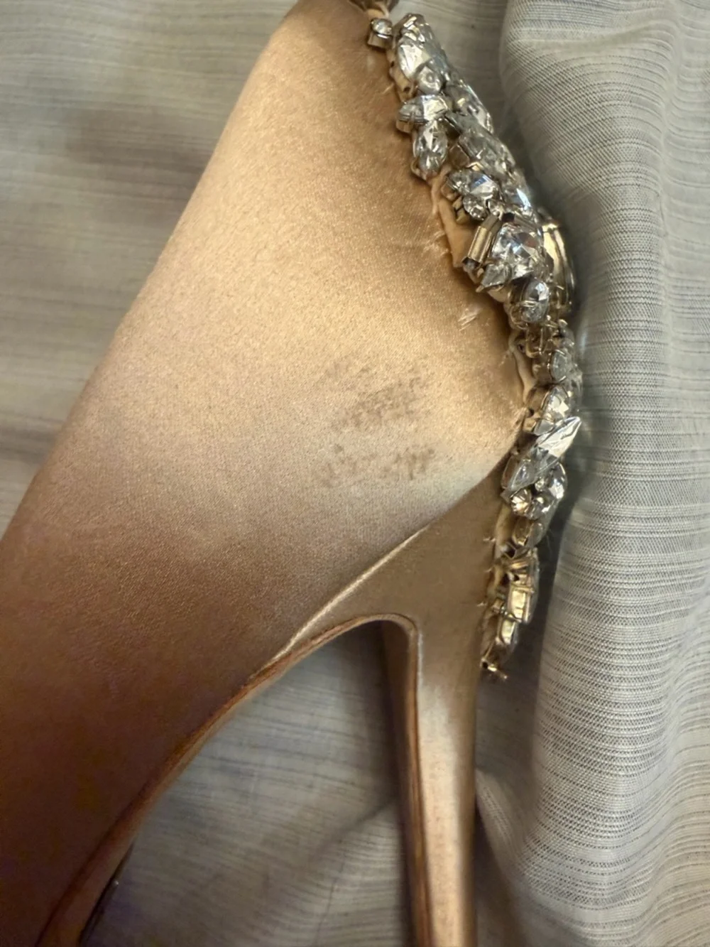 Badgley Mischka dramatic jeweled