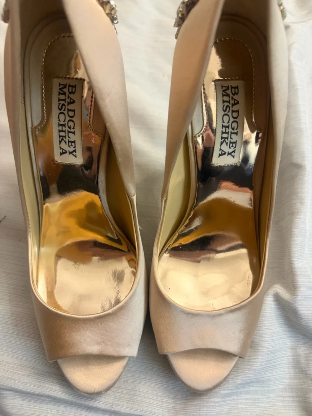 Badgley Mischka dramatic jeweled