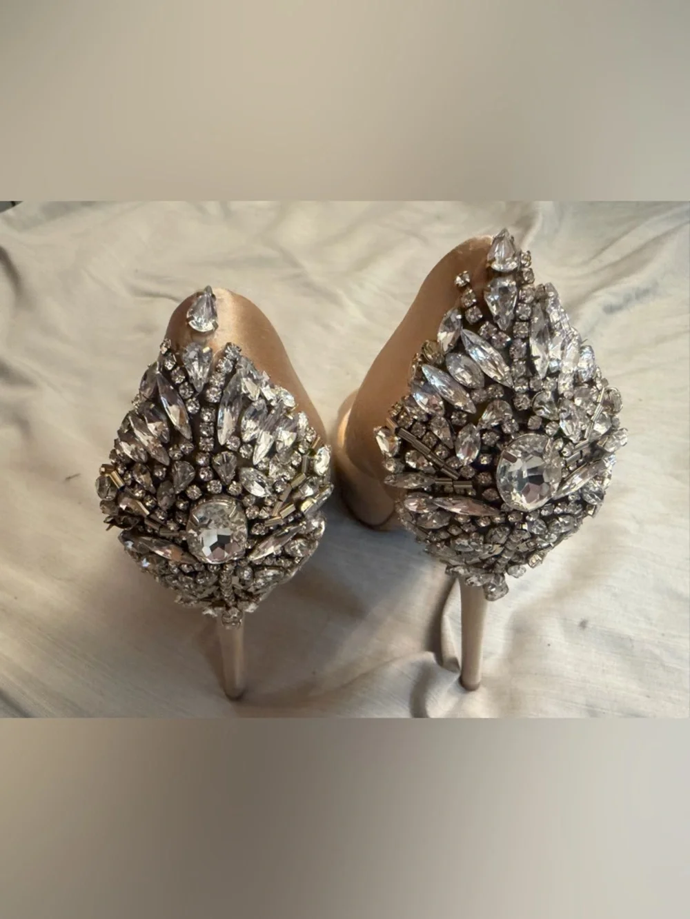 Badgley Mischka dramatic jeweled
