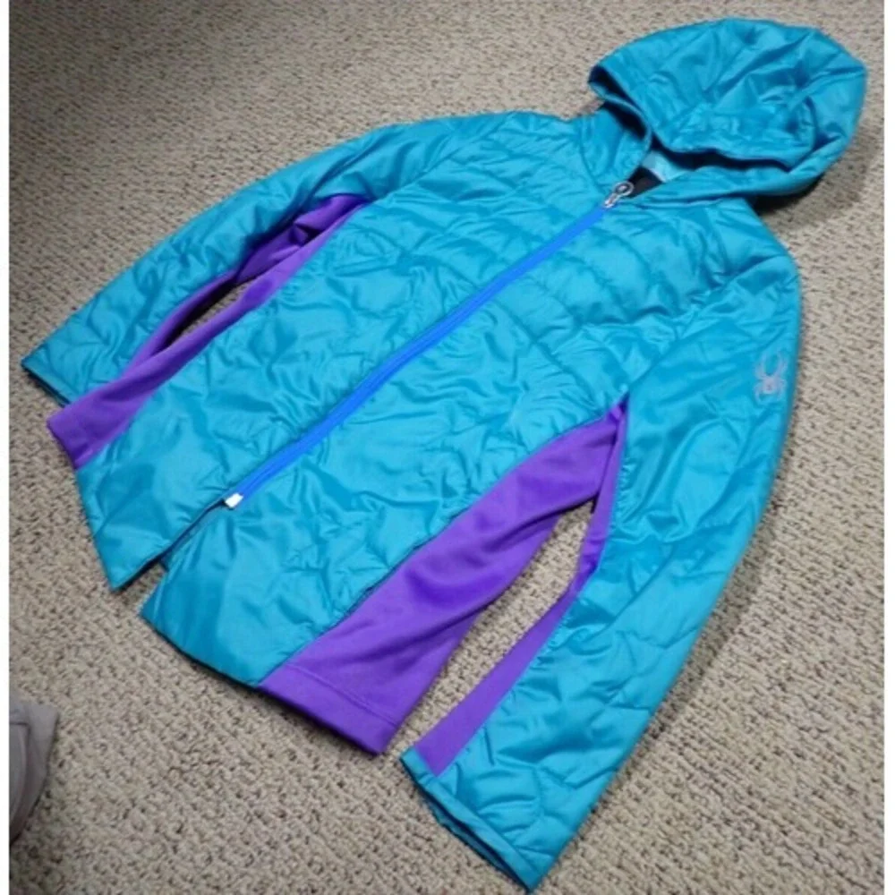 Spyder hooded puffer