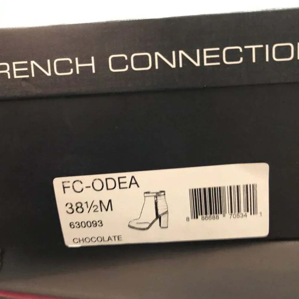 French Connection Womens Odea Ankle Booties, Size US8.5 M EU38.5