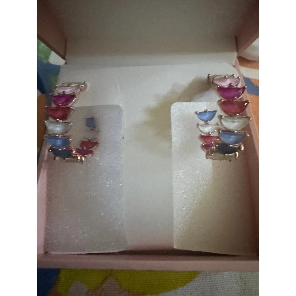 Bomb Party jewel candy hoops Earrings