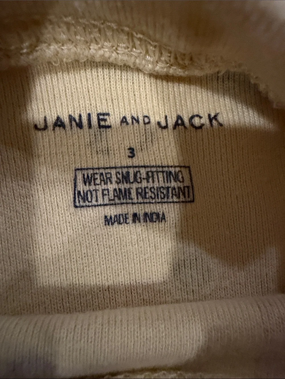 Janie and Jack yellow janie