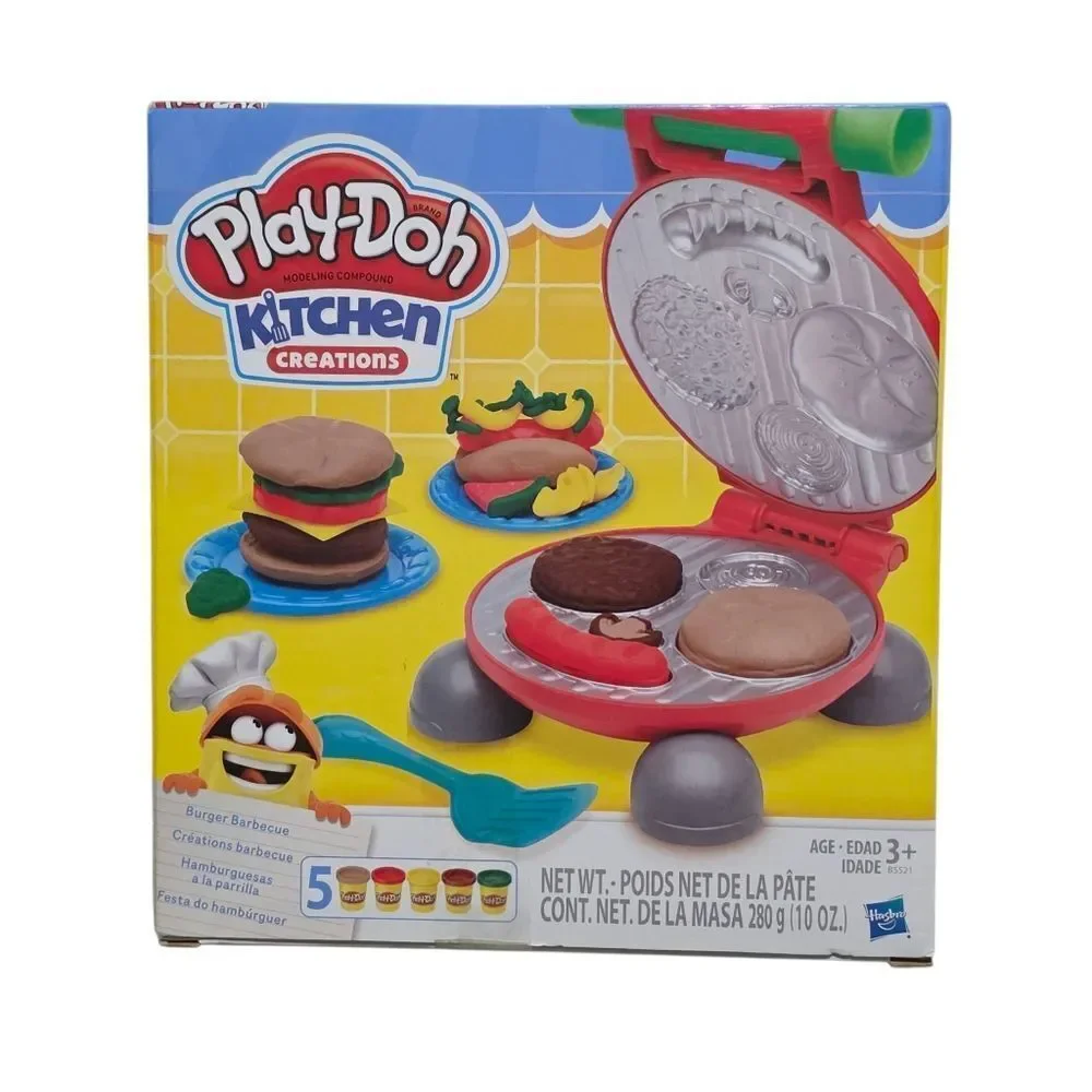 Play-Doh Kitchen Creations Burger Barbecue Set