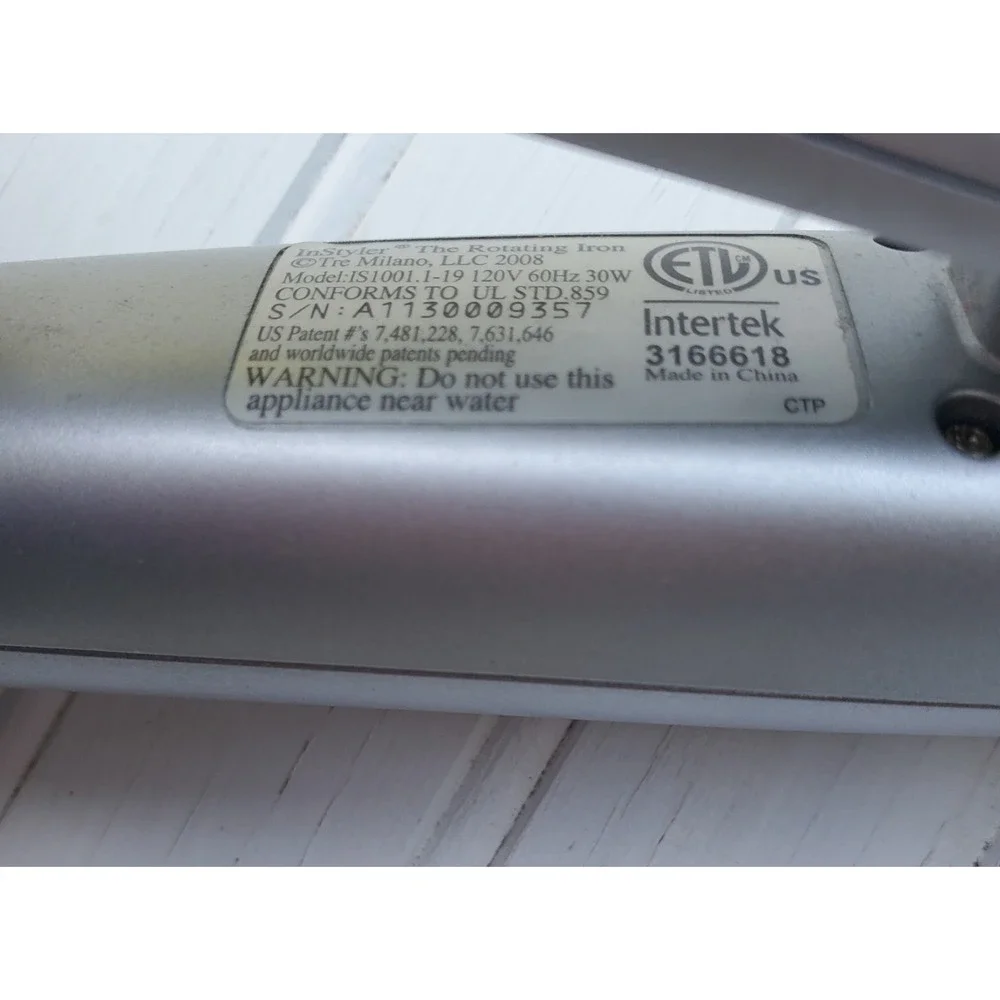InStyler rotating iron