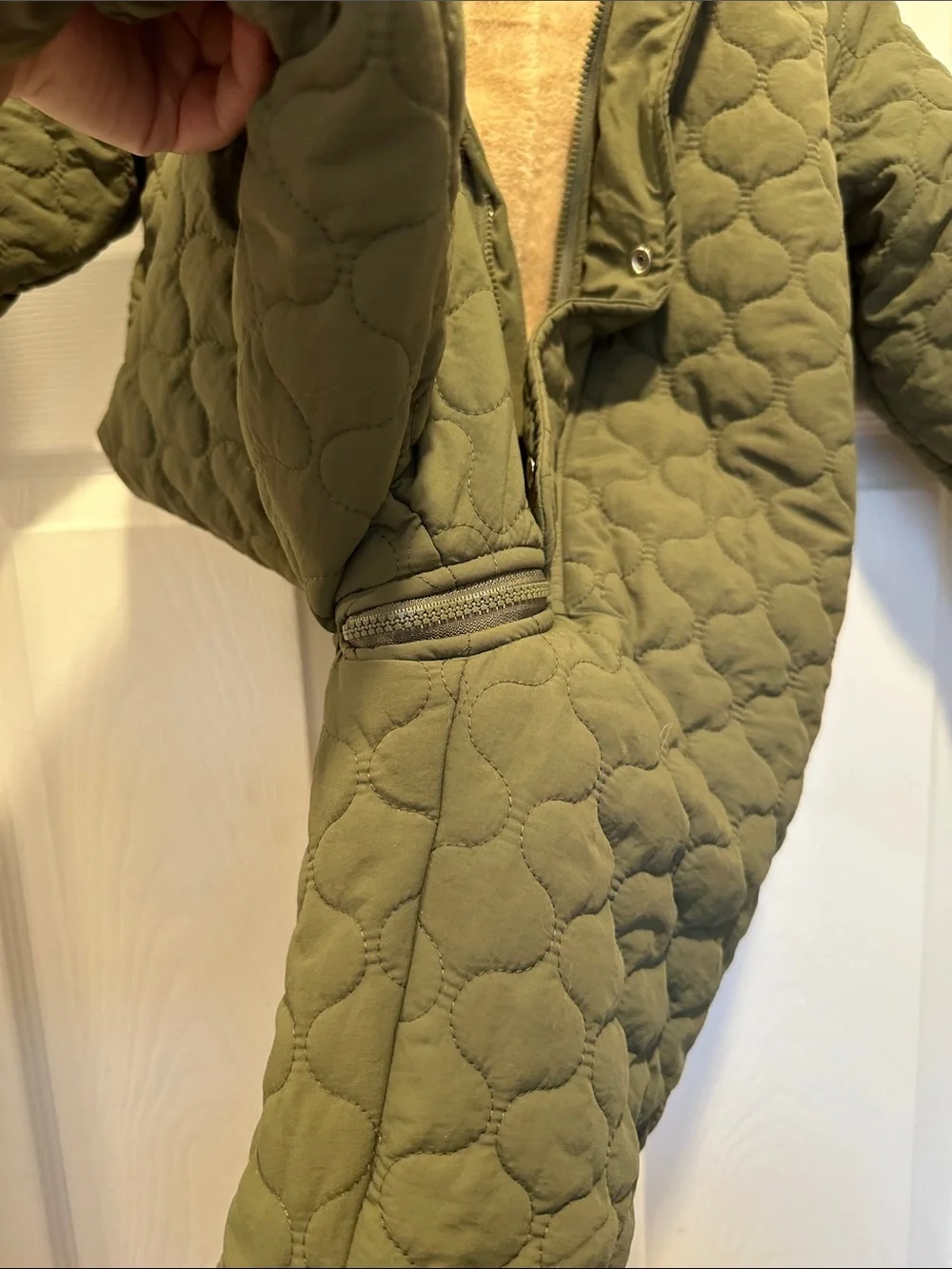 First Impressions quilted olive