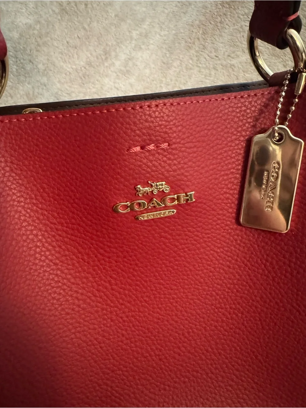 Coach easy clean bag