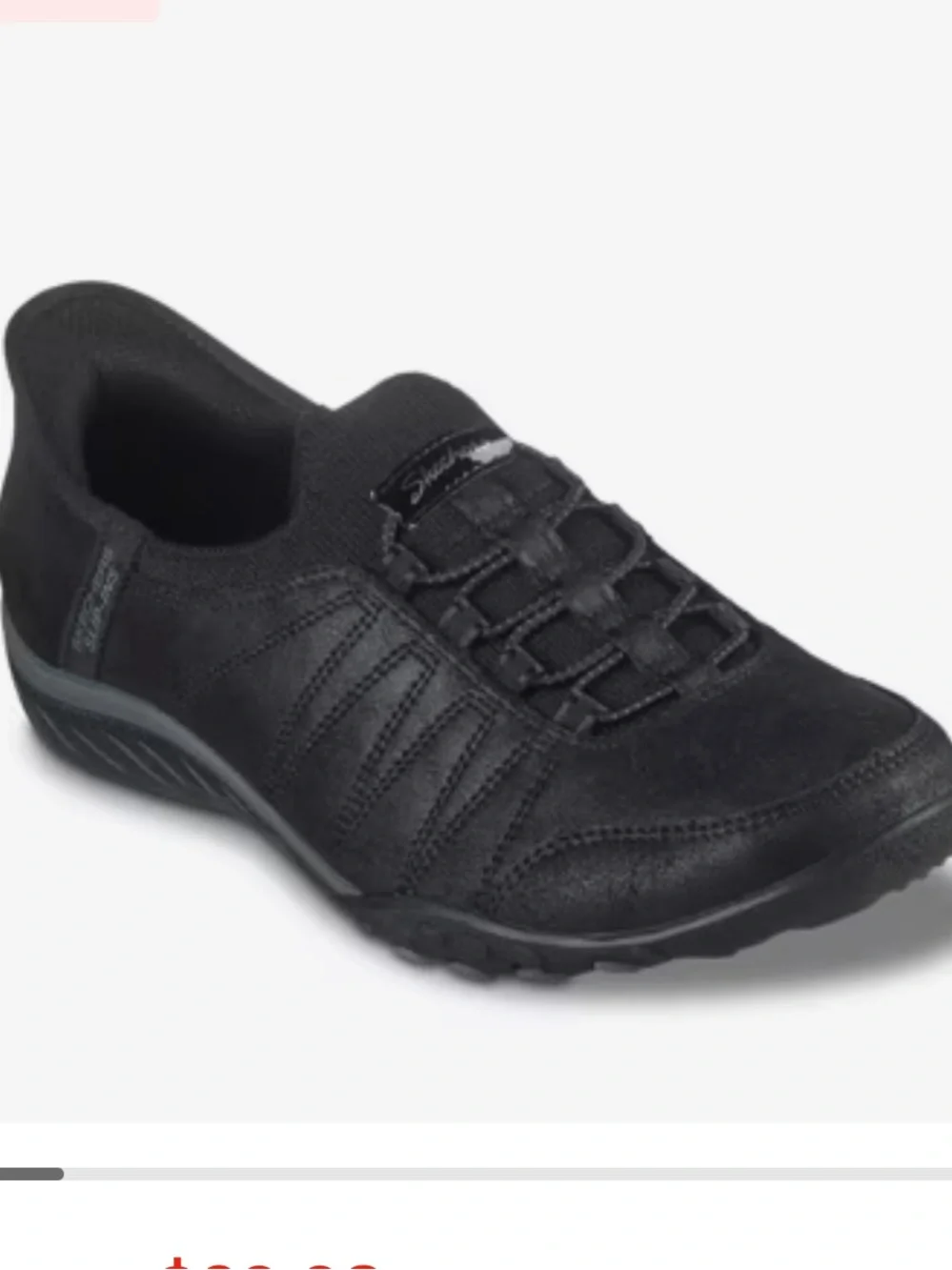 Last pair NWOB Skechers Hands Free Black Slip-On Walking Shoe Size 6