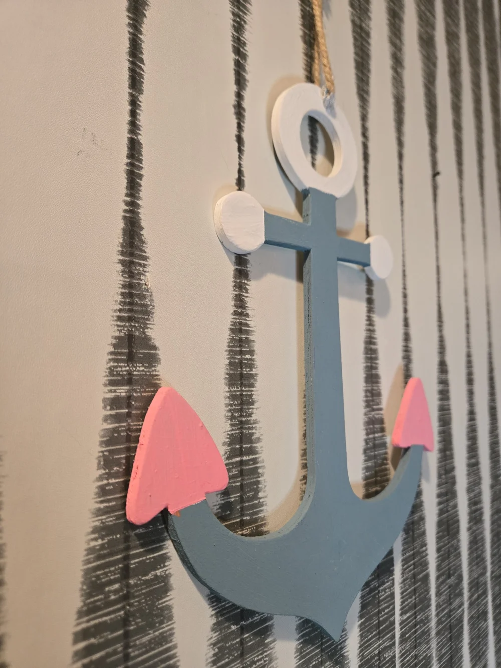 handmade anchor nursery decor handmade coastal