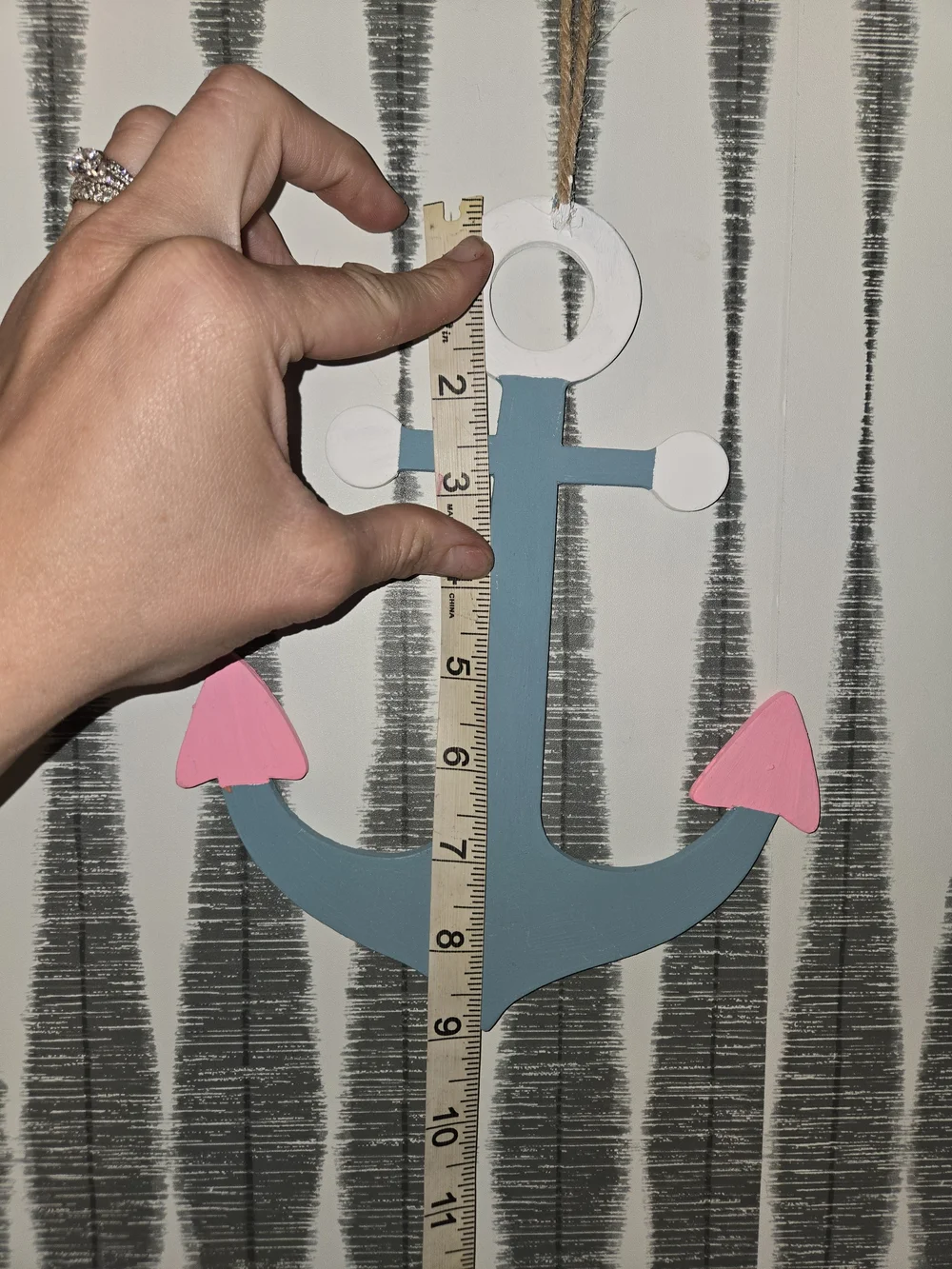 handmade anchor nursery decor handmade coastal