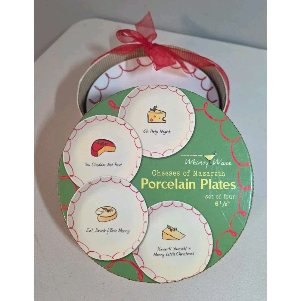 Boston Warehouse Dessert Plates Four 6.5