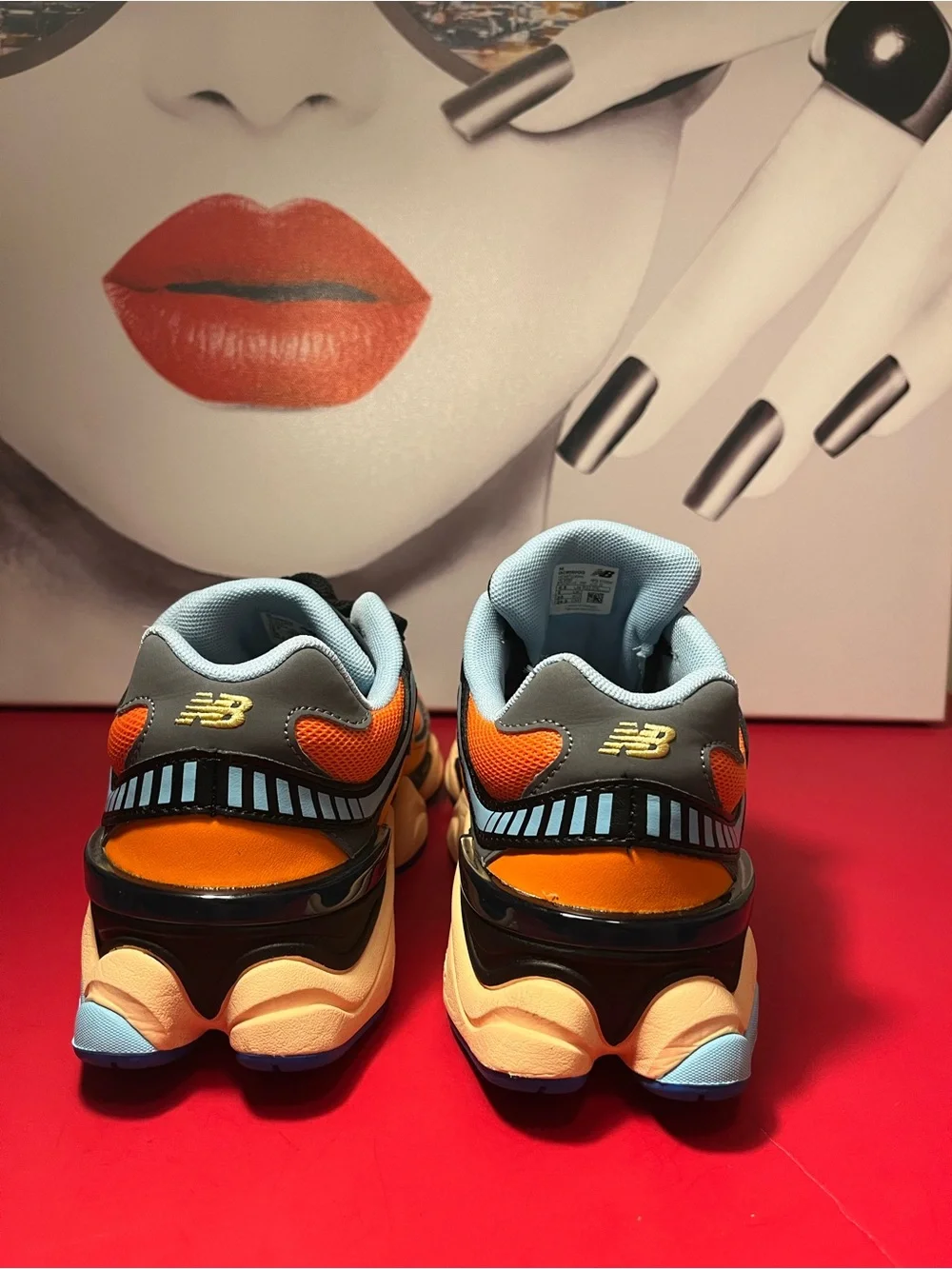 New Balance vibrant orange