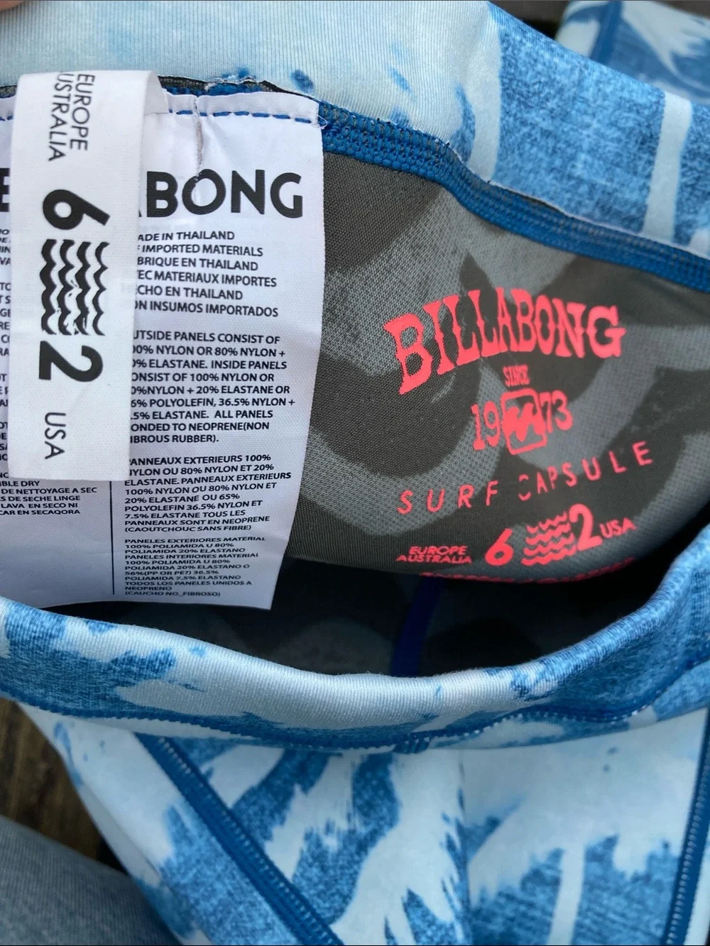 Billabong never worn