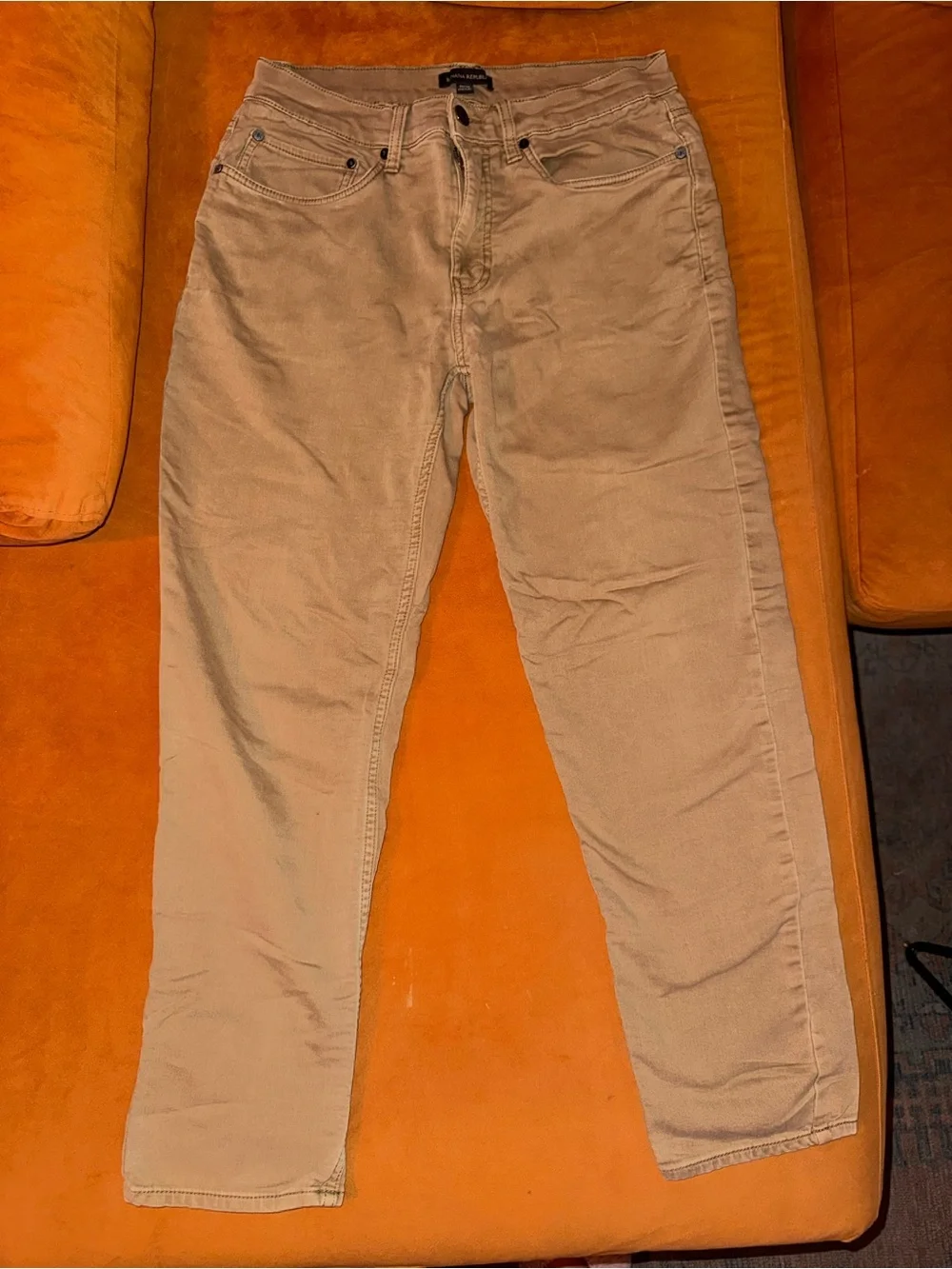 98% Cotton, Banana Republic Light Tan Khaki Chinos, size 32x30