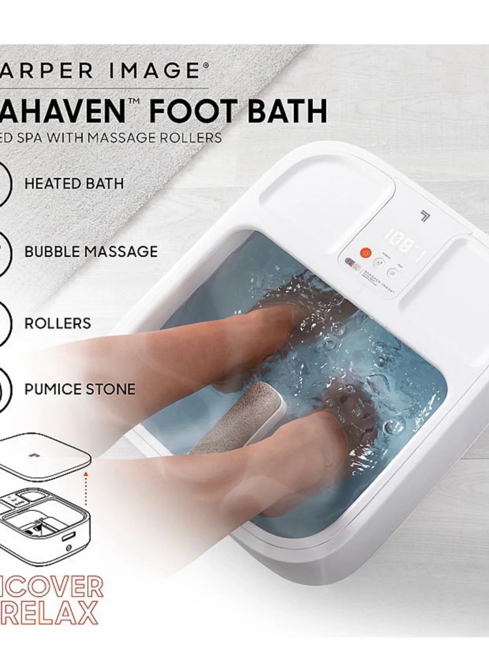 Sharper Image soothes feet
