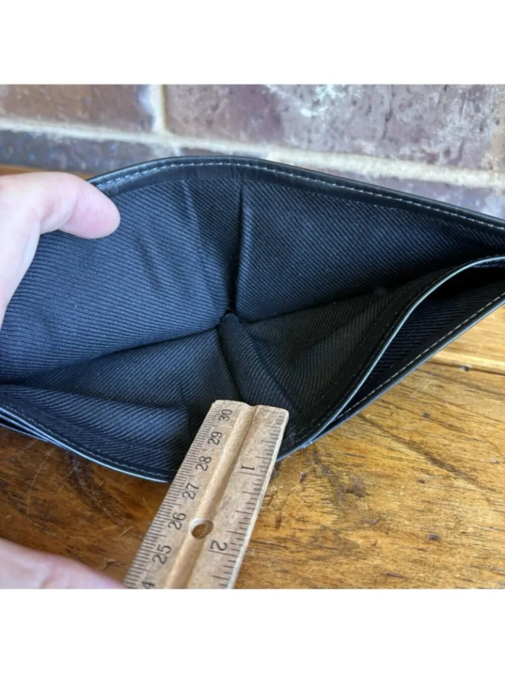 Guess genuine leather