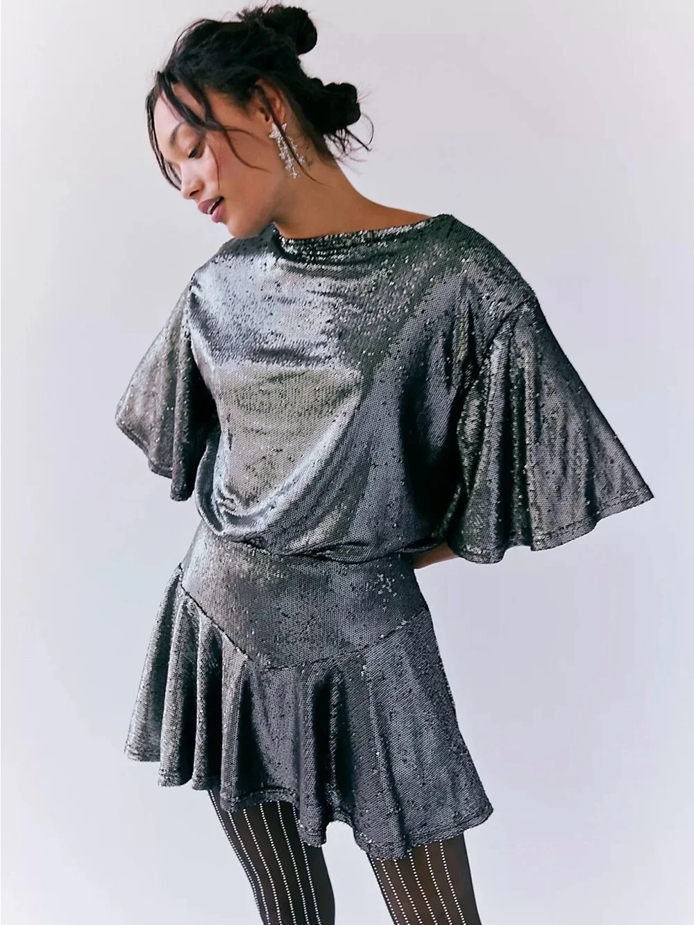 Free People glittering sequin