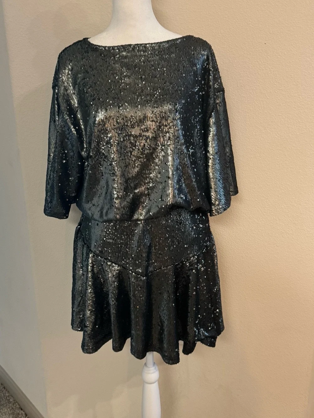 Free People glittering sequin