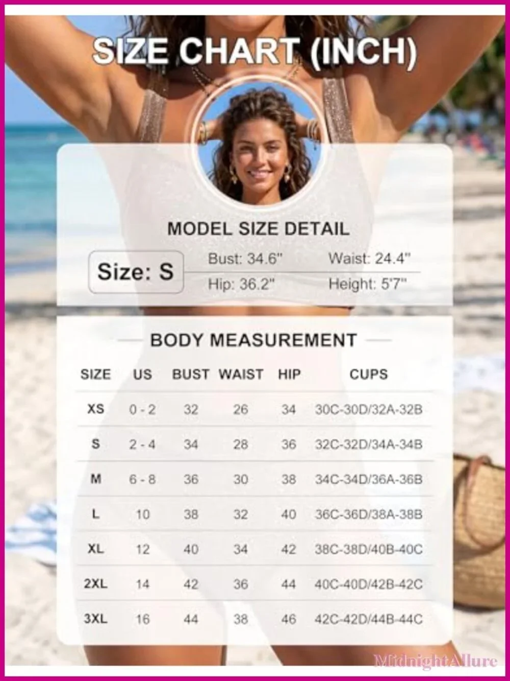 Women High Waisted Bikini Set Tummy Control Sparkly Solid 2 Piece Bathing Suit