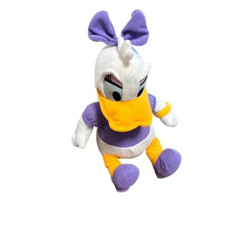 Daisy Duck n Purple Outfit Disney Just Play Plush Stuffed Animal 11” sitting