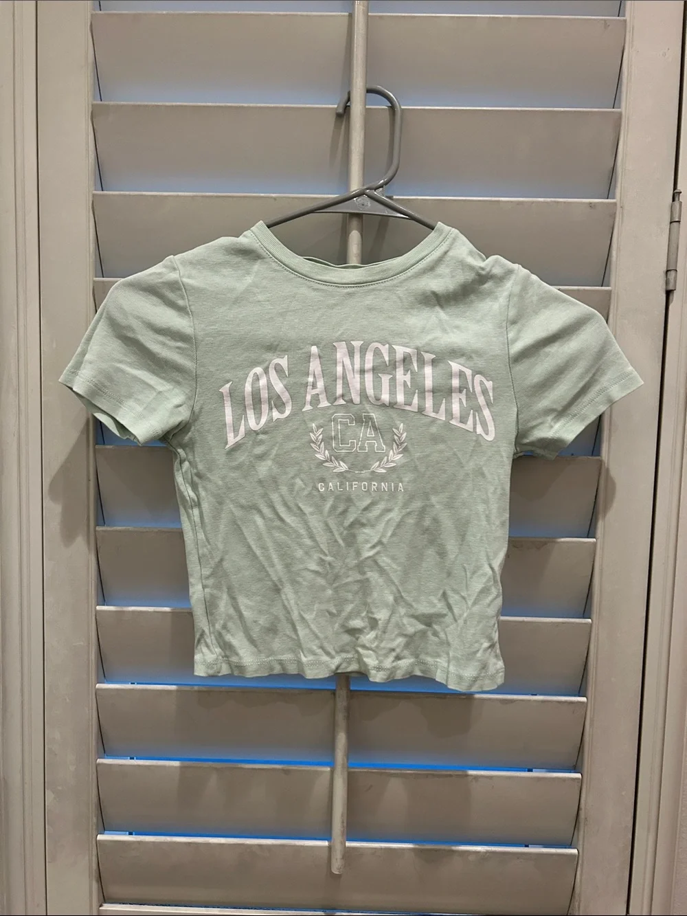 Unbranded Kids Mint Green 'Los Angeles' Short Sleeve Tee