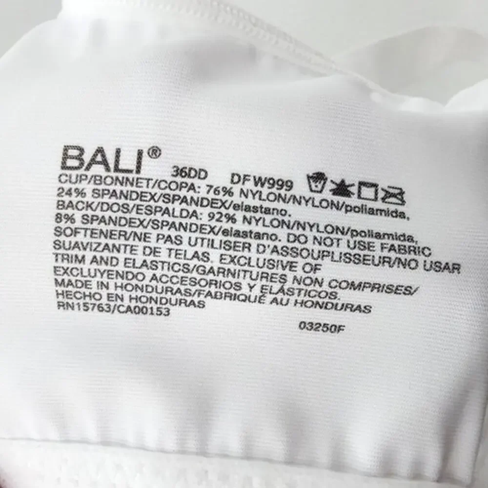 Bali nwt size attached