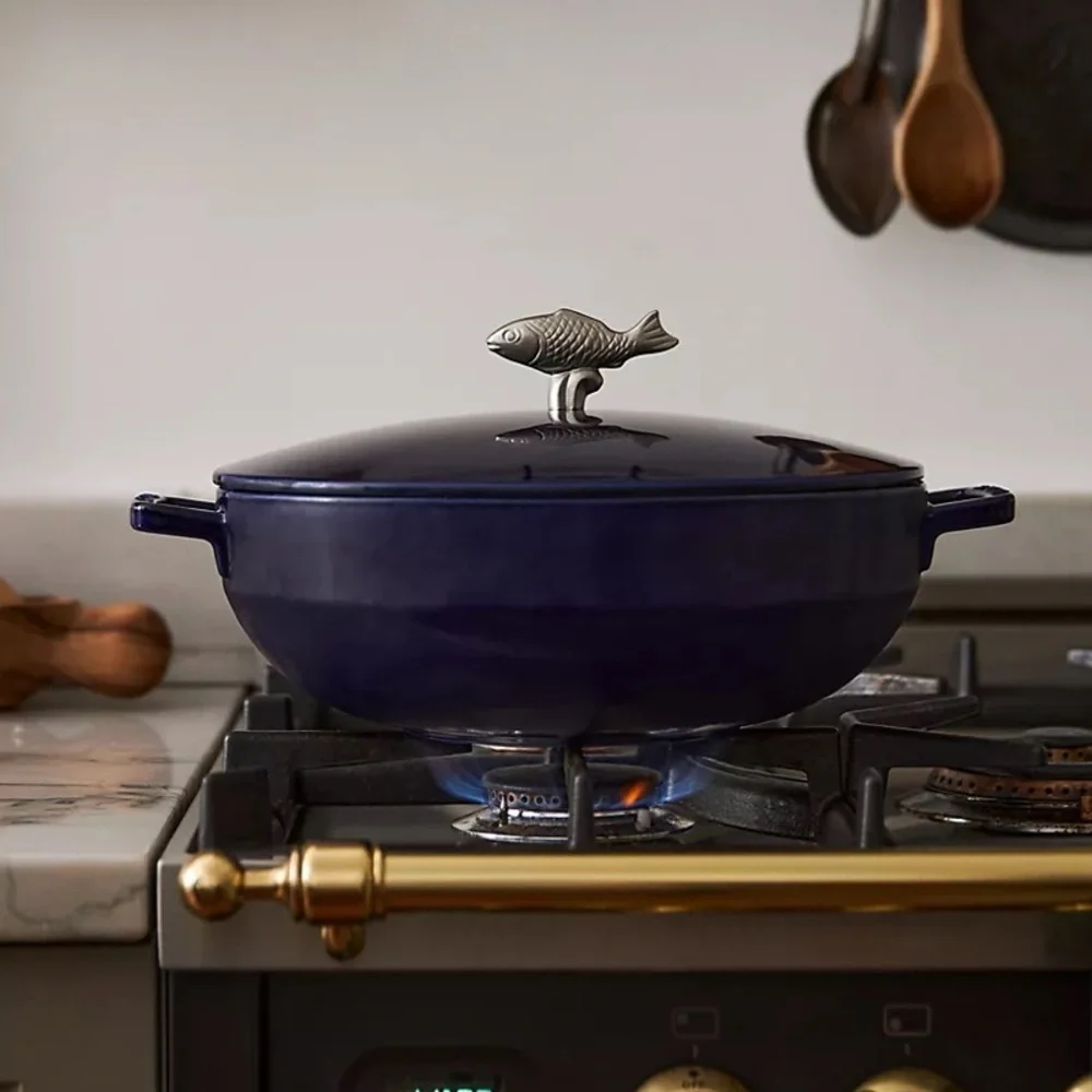 NWT Staub 5 QT Cast Iron Bouillabaisse Pan