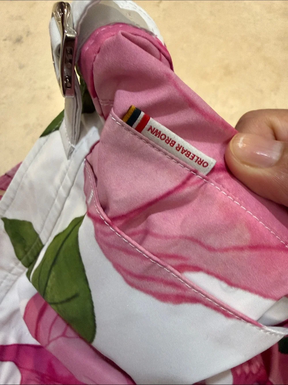 Orlebar Brown bold pink