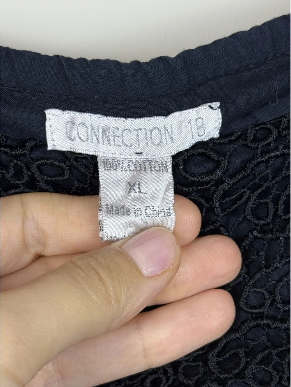 Connection 18 closure zipper