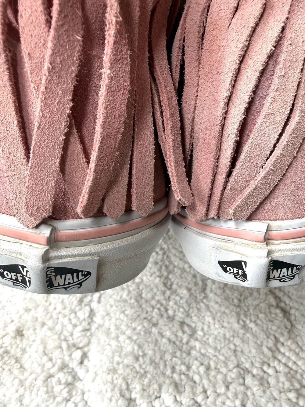 Vans pink suede