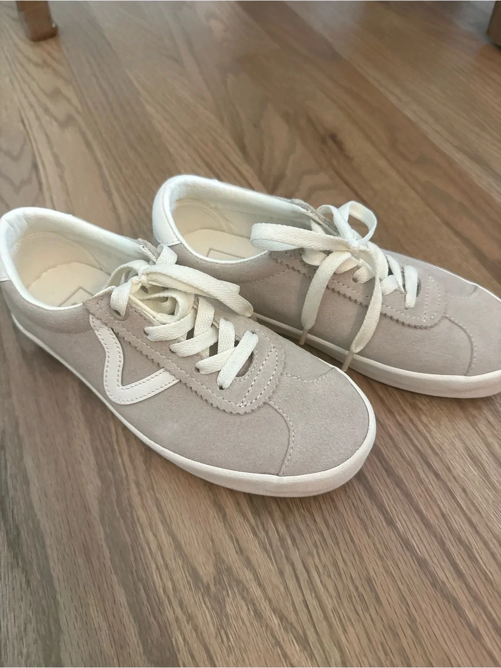 Vans beige suede