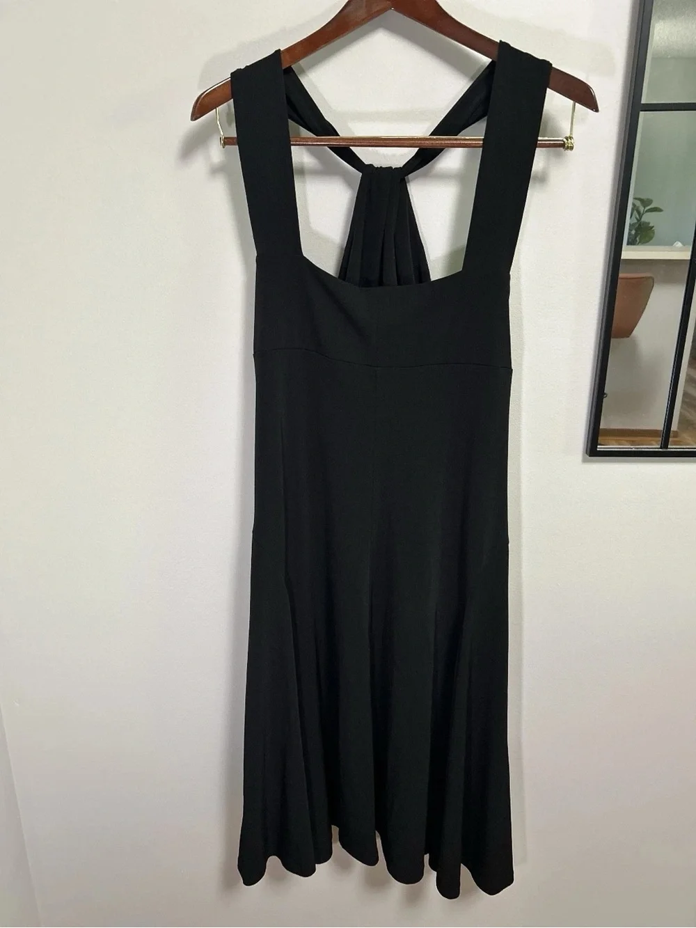Michael Kors Black Sleeveless Mini Dress with Crossback Detail