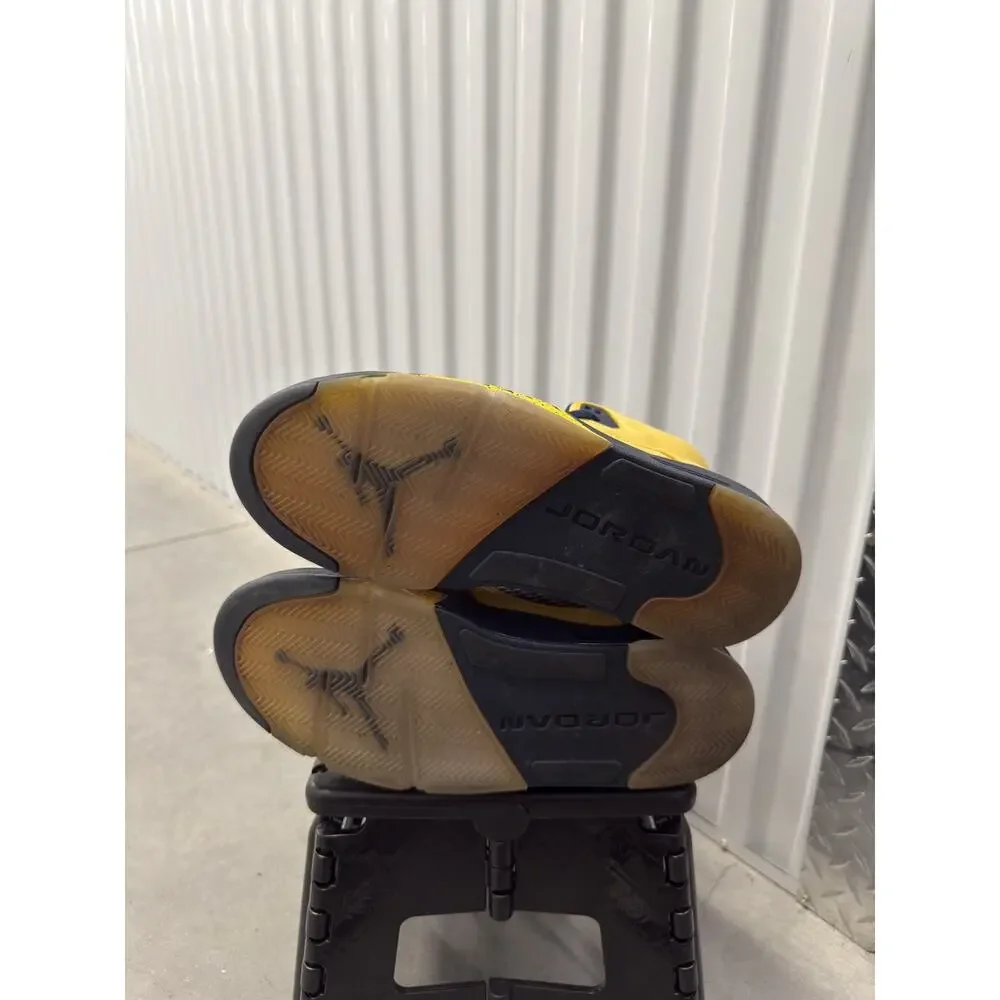 Nike Air Jordan 5 Michigan Amarillo College 2019 Size 11 Men's - CQ9541-704
