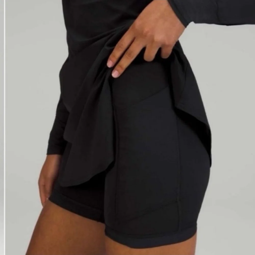 lululemon athletica Olive Green Long-Sleeve Half-Zip Mini Dress