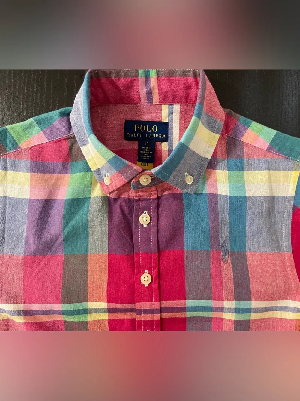 Polo Ralph Lauren bright madras