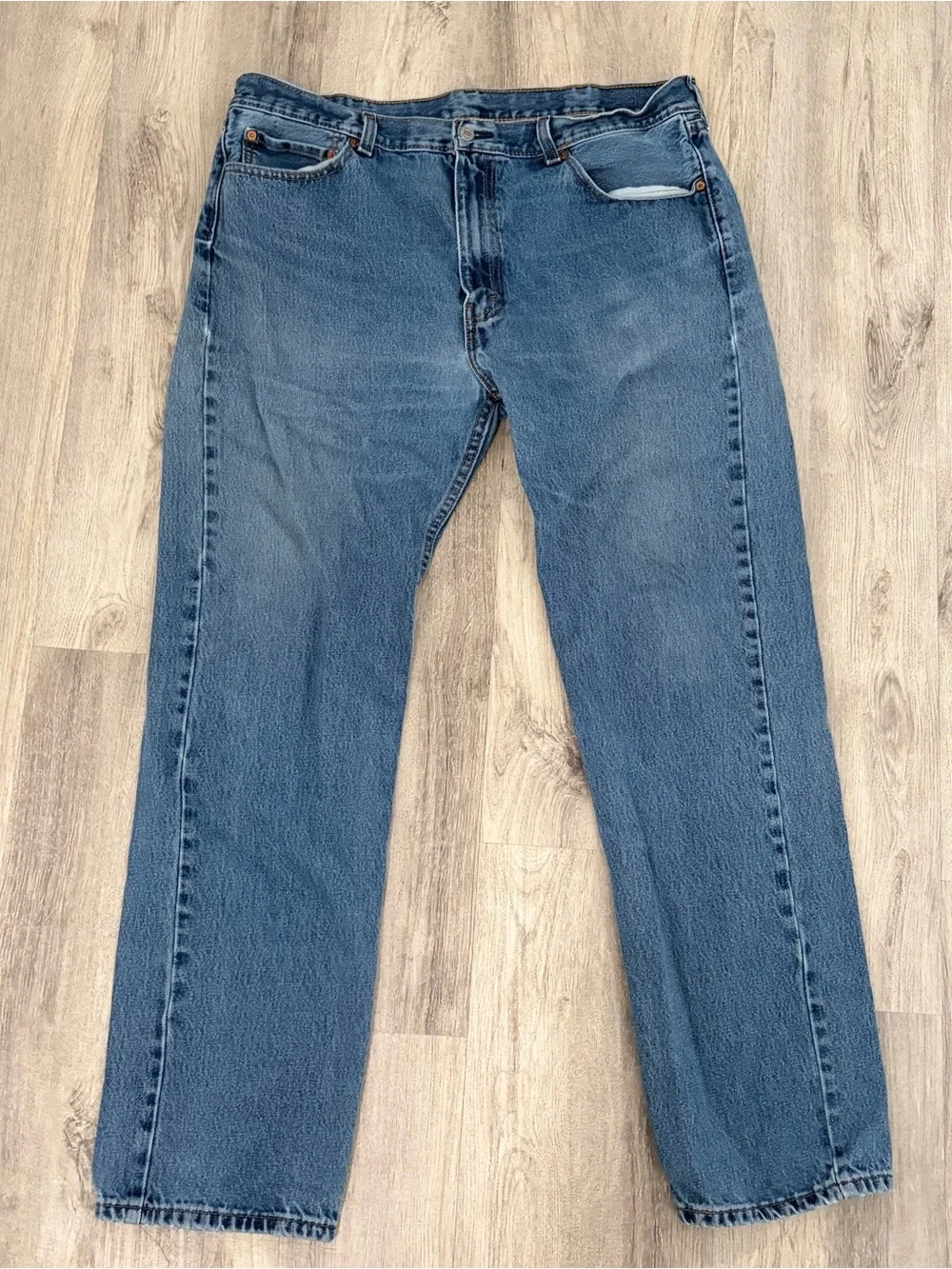 Levi's 505 Jeans Men's 40x34 Straight Leg Blue Denim Regular Cowboy USA