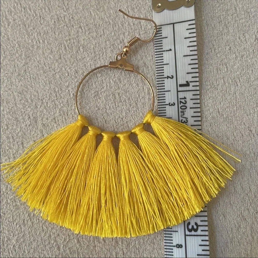 Lulus yellow tassel