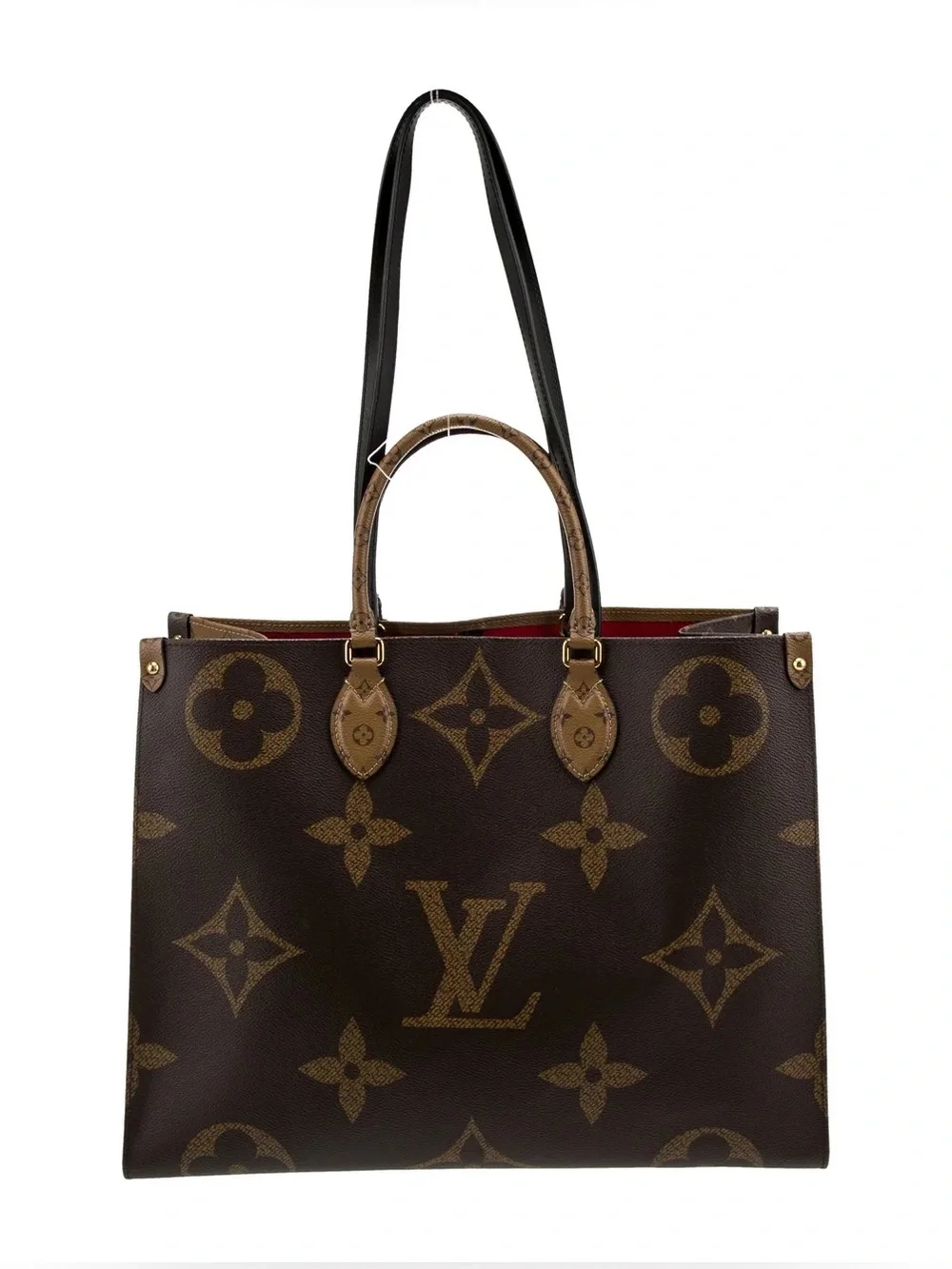 Authentic Louis Vuitton LV Monogram Logo OnTheGo GM Tote Shoulder Bag Handbag