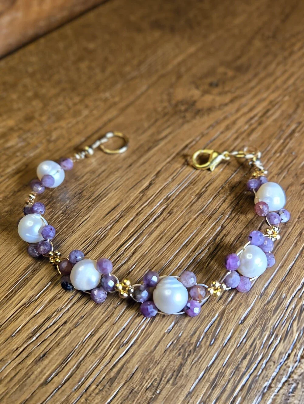 Artisanmade they pop #classicpearlbracelet