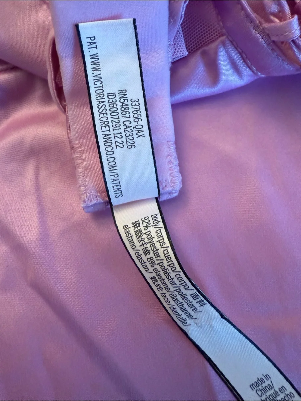 Victorias Secret silky satin