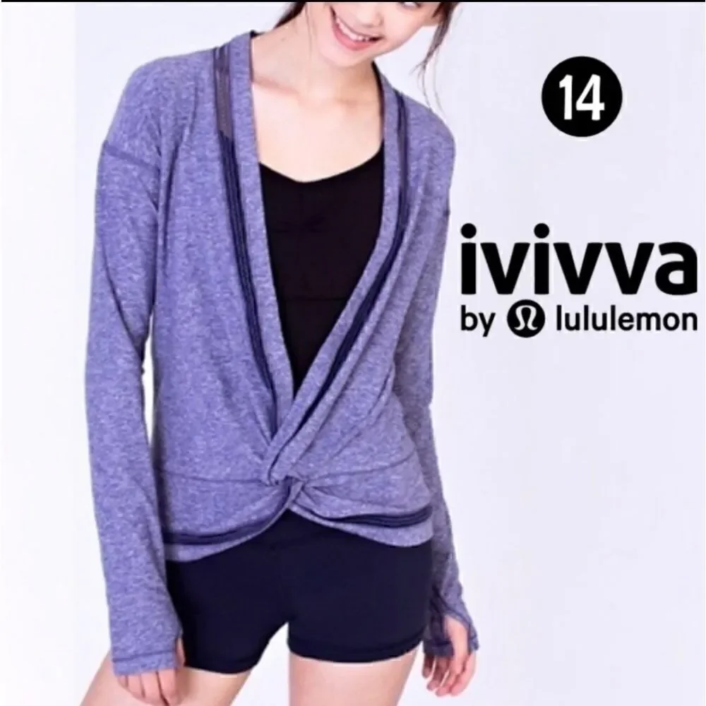Ivivva Own The Move Twist Front Shrug size 14