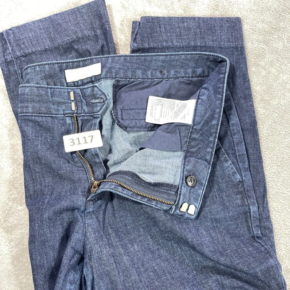 Banana Republic Hampton Fit‎ Men 32/14 Blue Denim Trousers Straight Leg Pants