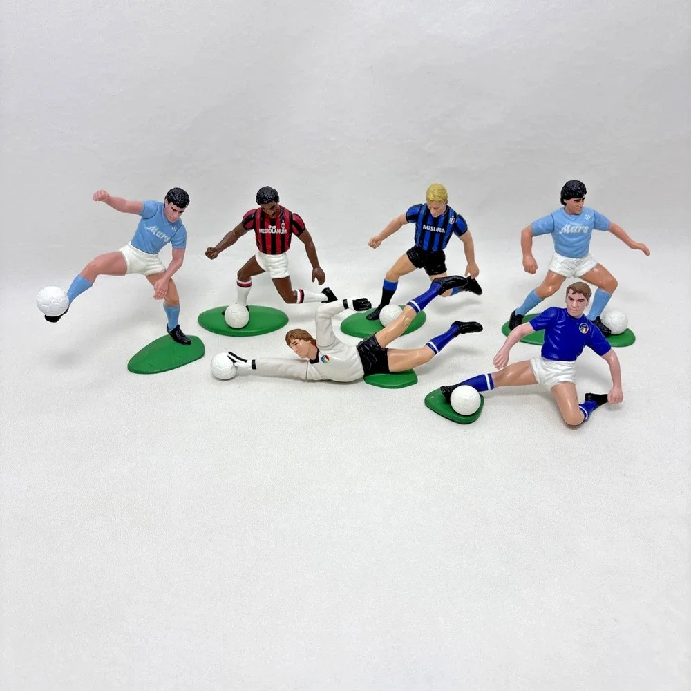 Forza‎ Campioni Lotto 6 Figures Mat Rijkaard Maradona Mancini Tonka Cake Top 80s
