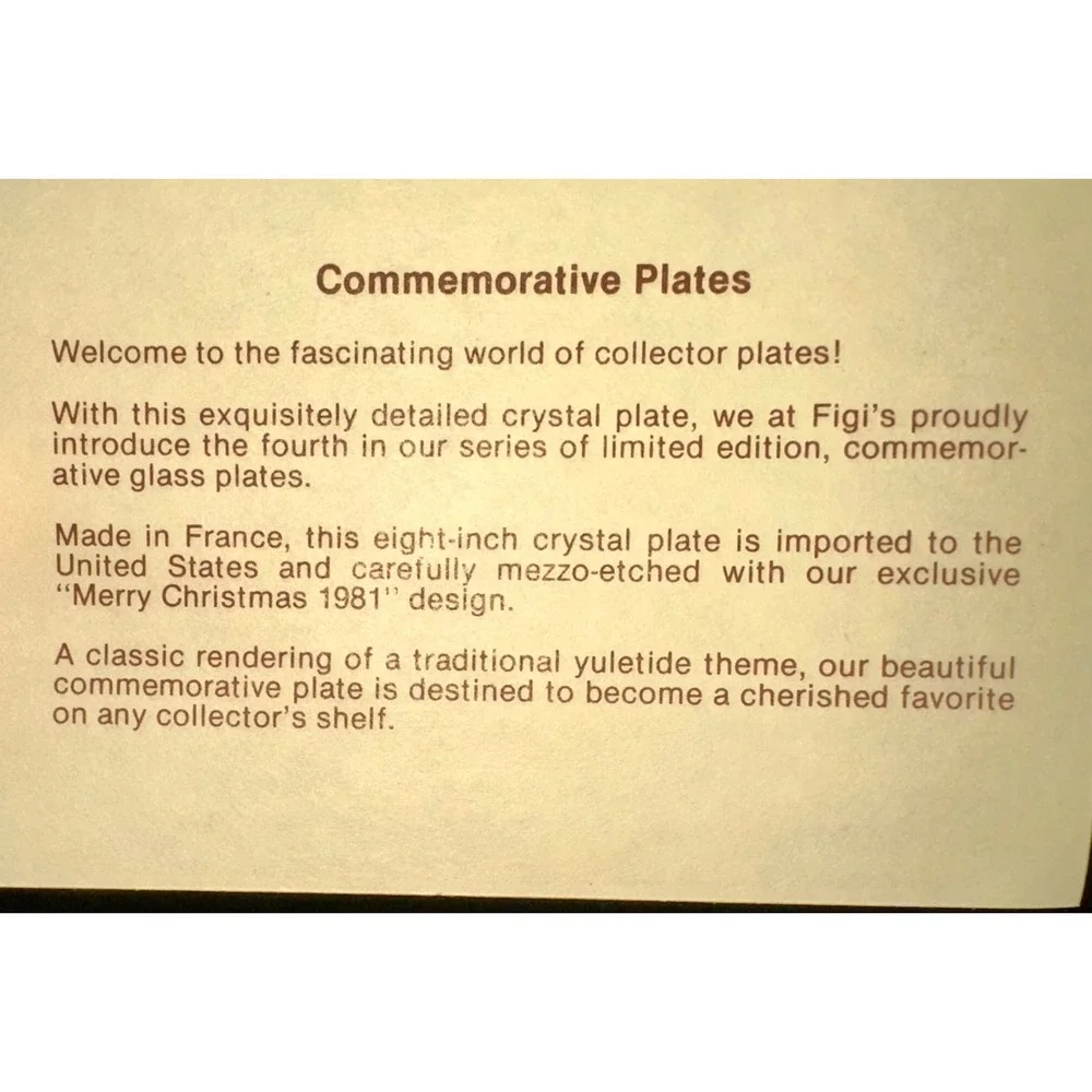 Figi crystal commemorative
