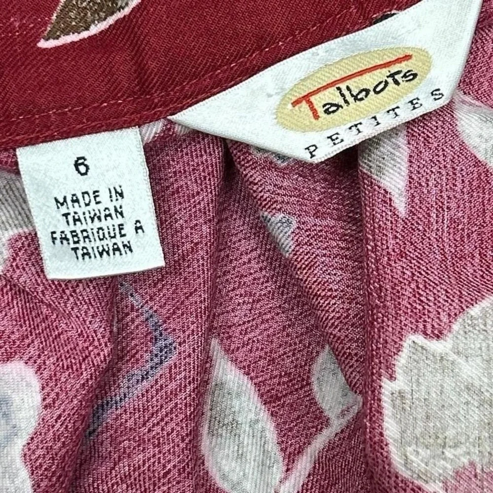 Talbots vintage red