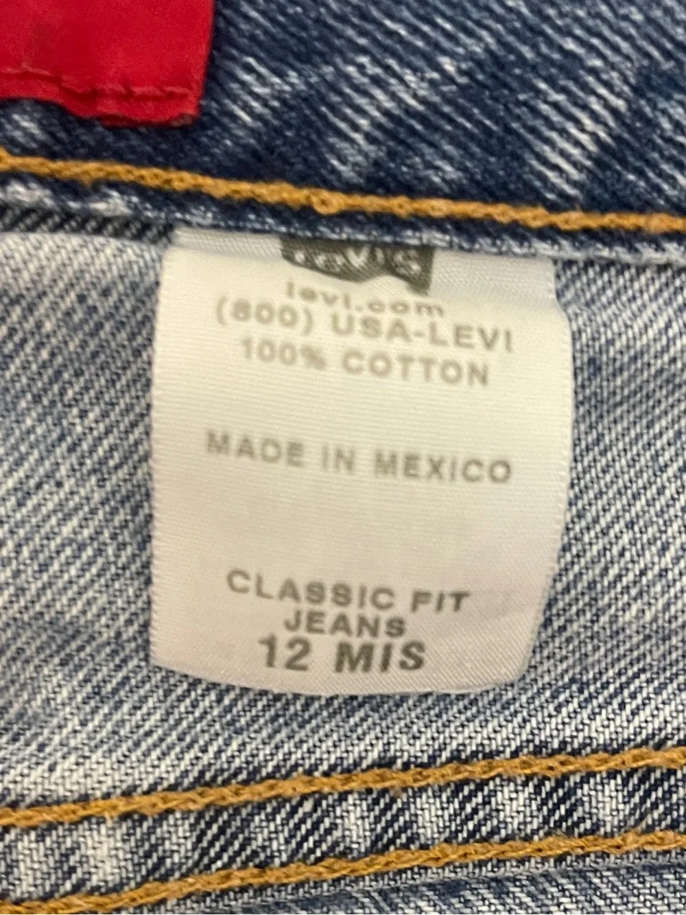 Levi's Classic Distressed‎ Classic Americana Cut Off Denim Jean Shorts 12