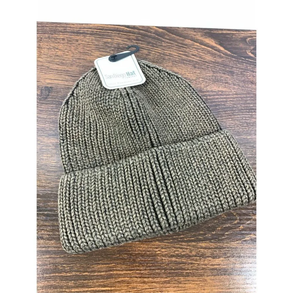 San Diego knit hat brown and black women’s o/s nwt