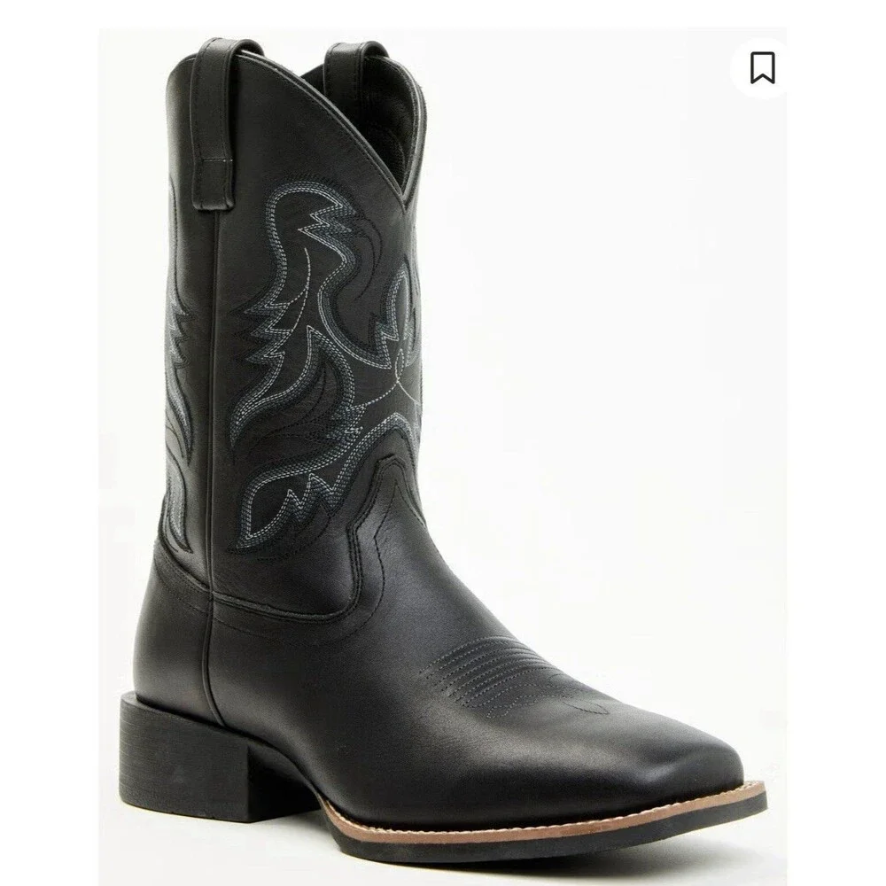Demo Try On Cody James Men's Ace Western Boots Black Size 9Cowboy MSRP $170