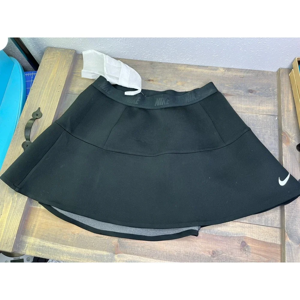 Nike Golf Tour Performance Dri fit Womens Black‎ Skirt M No Linner #5235